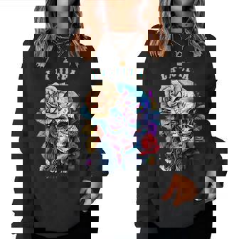 Sugar Skull La Jefa The Boss Dia De Los Muertos Jefa Sudadera Mujer - Regaloses