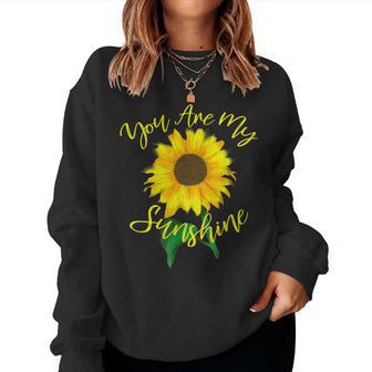 You Are My Sunshine Women Hippie Sunflower Women Sweatshirt - Thegiftio UK