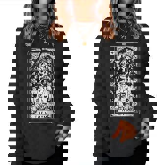 Tarot Card The Mom Skeleton Mommy Mama Happy Mother's Day Women Sweatshirt | Mazezy