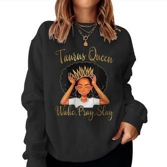 Taurus Queens Are Born In April 20 May 20 Women Sweatshirt - Monsterry AU