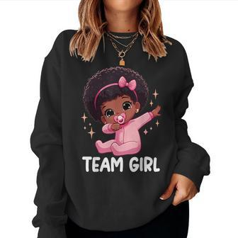 Team Girl Baby Announcement Gender Reveal Party Women Sweatshirt | Mazezy