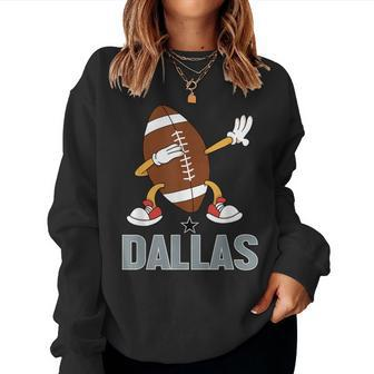 Texas State Dallas Flag Tx Game Game Day Dallas Women Sweatshirt | Mazezy