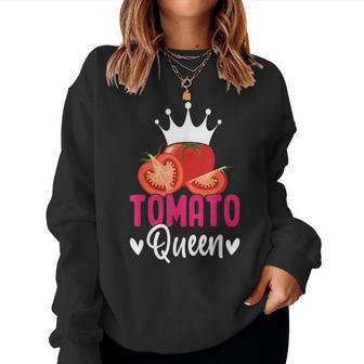 Tomato Queen I Tomato Women Sweatshirt - Thegiftio UK