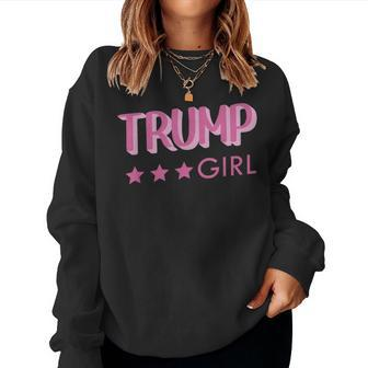 Trump Girl 2024 Trump Girl Pink For Girls For Women Women Sweatshirt - Thegiftio UK