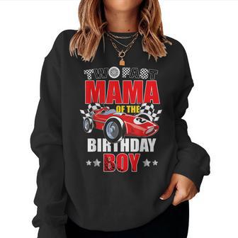 Two Fast Birthday Racing Car Mama Of The Birthday Boy Party Women Sweatshirt - Monsterry AU