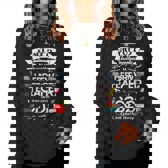 Never Underestimate A Hebrew Teacher Who Survived 2020 Women Sweatshirt | Mazezy