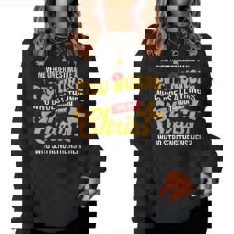 Never Underestimate A Picu Nurse Who Does All Things Women Sweatshirt | Seseable UK