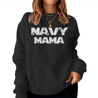 Us Navy Mama Proud Navy Mom Usn Women Sweatshirt - Monsterry DE