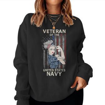 Us Navy Veteran Of Us Navy Women Women Veteran Women Sweatshirt - Monsterry AU