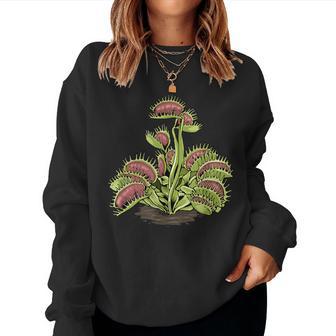 Venus Fly Trap Carnivorous Plant Insectivorous Women Sweatshirt - Thegiftio UK