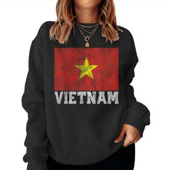 Vietnam Vietnamese Flag Family Pride Country Women Women Sweatshirt - Monsterry CA
