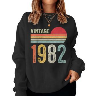 Vintage 1982 41St Birthday 41 Years Old Women Sweatshirt - Monsterry UK