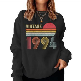 Vintage 1994 30Th Birthday 30 Years Old Women Sweatshirt - Thegiftio UK