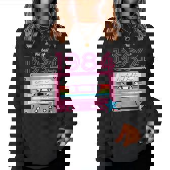 Vintage 40Th Birthday 40 Years Old Cassette Tape Girls Women Sweatshirt | Mazezy