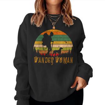 Vintage Wander Hiking T For Hiker Women Sweatshirt - Thegiftio UK