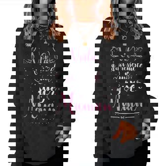 Voila À Quoi Ressemble Une Super Maman Meilleure Du Monde Women Sweatshirt - Cadeauxyz