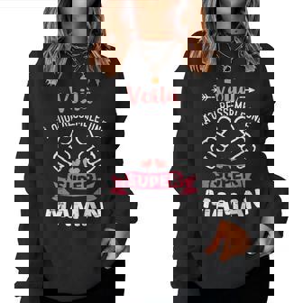 Voilà À Quoi Ressemble Une Super Maman Women Sweatshirt - Cadeauxyz