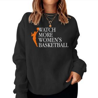 Watch More Basketball Game Day Girls Women Sweatshirt - Monsterry UK