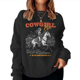 Western Cowgirl Era Vintage 90S Women Sweatshirt - Monsterry AU