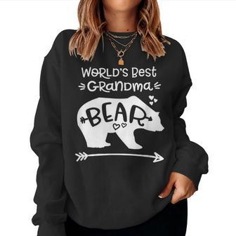 World's Best Grandma Bear For Grandmothers Women Sweatshirt - Monsterry UK