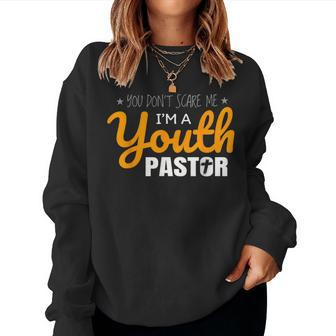 Youth Pastor Appreciation Christian Cool Religious Women Sweatshirt - Monsterry