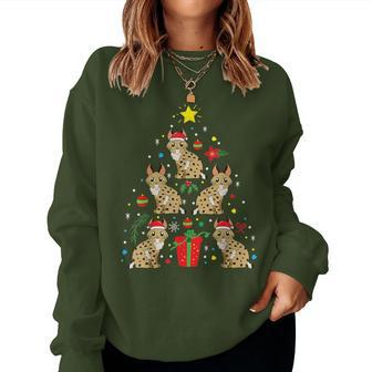 Bobcat Christmas Ornament Tree Dad Mom Women Sweatshirt - Monsterry CA