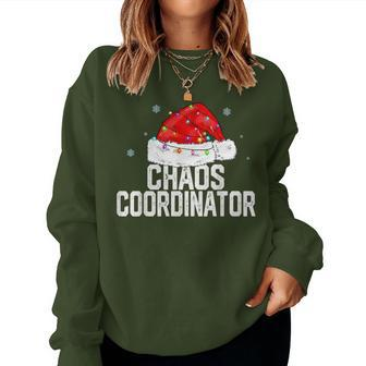 Chaos Coordinator Christmas Family Matching Group Xmas Women Sweatshirt - Monsterry UK