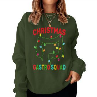 Christmas Gastro Nurse Squad Gastroenterology Doctor Women Sweatshirt - Monsterry CA