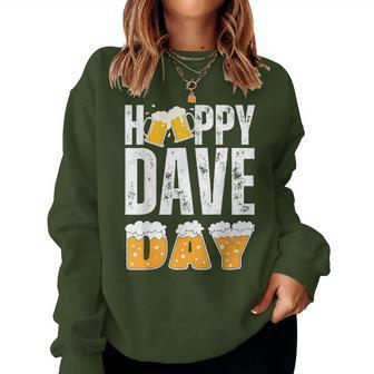Dave Name Matching Birthday Beer Christmas Idea Women Sweatshirt | Mazezy