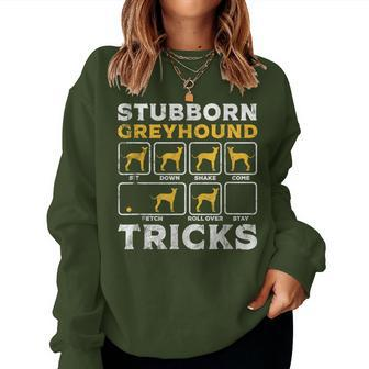 Greyhound T Christmas Dog Lover Women Sweatshirt - Seseable