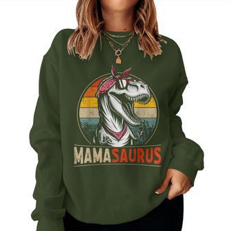 Mamasaurus Dinosaur Mom For Christmas Birthday Women Sweatshirt | Mazezy UK