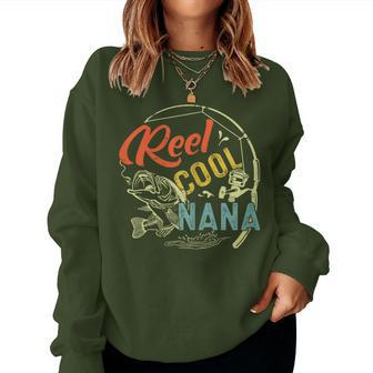 Reel Cool Nana Valentine Christmas Women Sweatshirt - Monsterry