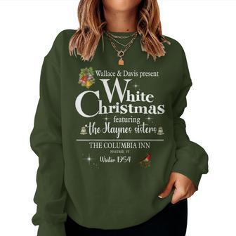 White Christmas Wallace And Davis Haynes Sister Women Sweatshirt - Seseable