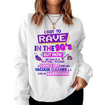 90S Ideas For Rave Outfit & 90S Festival Costume Women Sweatshirt - Thegiftio UK