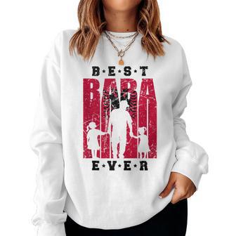 Albania Baba Two Daughters Albanian Dad Of 2 Girls Shqiptar Women Sweatshirt - Monsterry DE