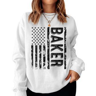Baker Last Name Surname Team Baker Family Reunion Women Sweatshirt - Seseable