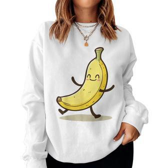 Bananas For Cute Banana Costume Banana Women Sweatshirt - Seseable