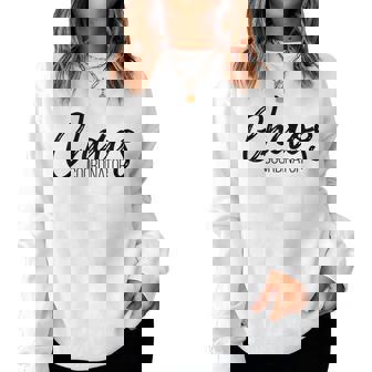 Chaos Coordinator Divertida Para Sudadera Mujer - Regaloses