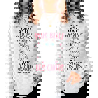 Chat Humour Fille Enfantie Avec Les Chats Women Sweatshirt - Cadeauxyz