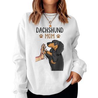 Dachshund Mom Weenie Mama Dog Lover Women Women Sweatshirt - Thegiftio UK
