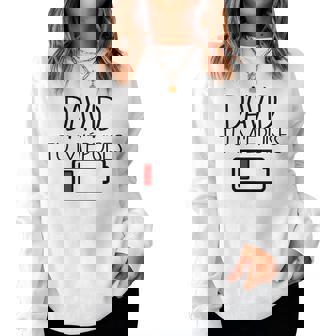 David Tu M'épuisés David Tu M'épuisés David Tu M'épuisés Avec Col En Women Sweatshirt - Cadeauxyz
