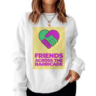 I Am A Derry Girl Friends Across The Barricade Women Sweatshirt - Thegiftio UK