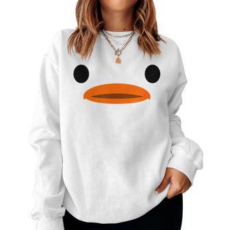 Duckie Duckling Ducky Rubber Duck Rubber Duck Yellow Women Sweatshirt - Thegiftio UK