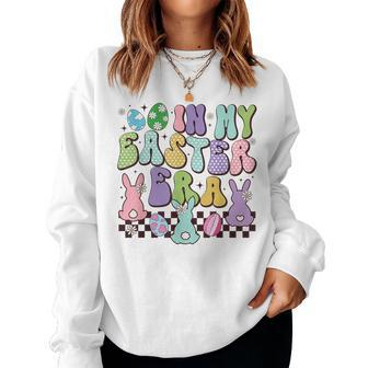 In My Easter Era Retro Groovy Easter Day Bunny Girls Women Sweatshirt - Thegiftio UK