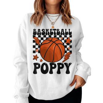 Groovy Basketball Poppy Ball Poppy Pride Women Sweatshirt - Monsterry DE