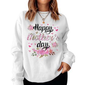 Happy Mother's Day Mommy Cute Grandma Floral Mom Women Sweatshirt - Monsterry AU