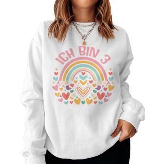 Ich Bin 3 Jahre Mädchen 3Rd Drei Dritter Sweatshirt Frauen - Geschenkecke