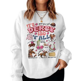 It's Derby 150 Y'all Ky Derby Day Vintage Women Sweatshirt | Mazezy DE