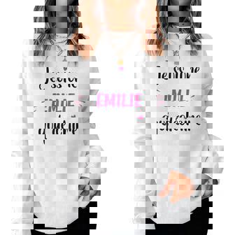 Je Suis Une Emilie Qui Déchire Humour Emilie Women Sweatshirt - Cadeauxyz