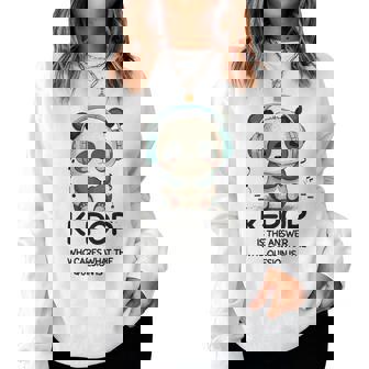 K-Pop Es La Respuesta Panda Kpop Merch Productos De K-Pop Sudadera Mujer - Regaloses